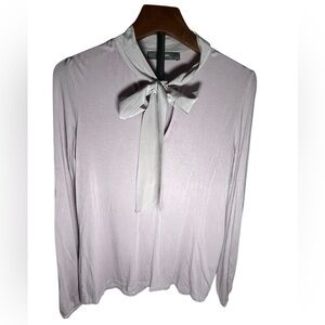 Chic Women's Blouse with Bow Accent